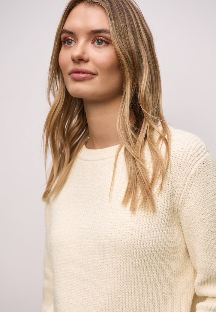 LTD QR_chenille sweater, soft beige 16351 Bild 3