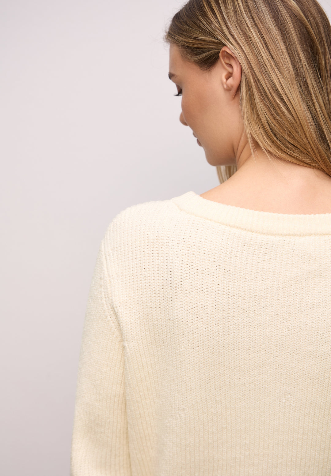 LTD QR_chenille sweater, soft beige 16351 Bild 6