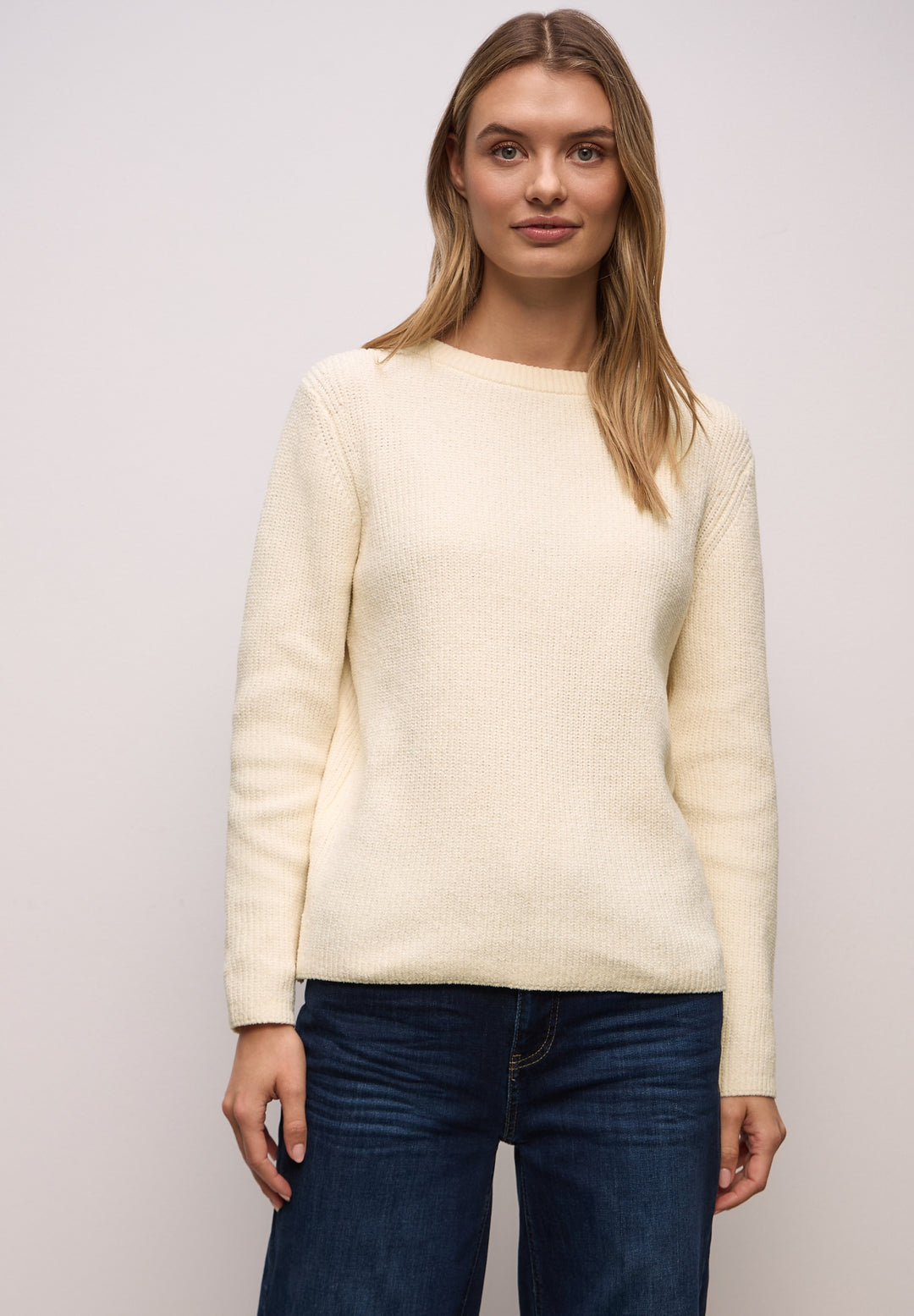 LTD QR_chenille sweater, soft beige 16351 Bild 7