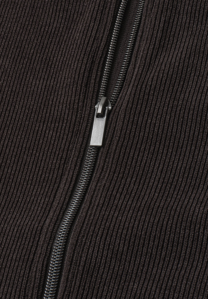 LTD QR cord look vest, black coffee 17874 Bild 2
