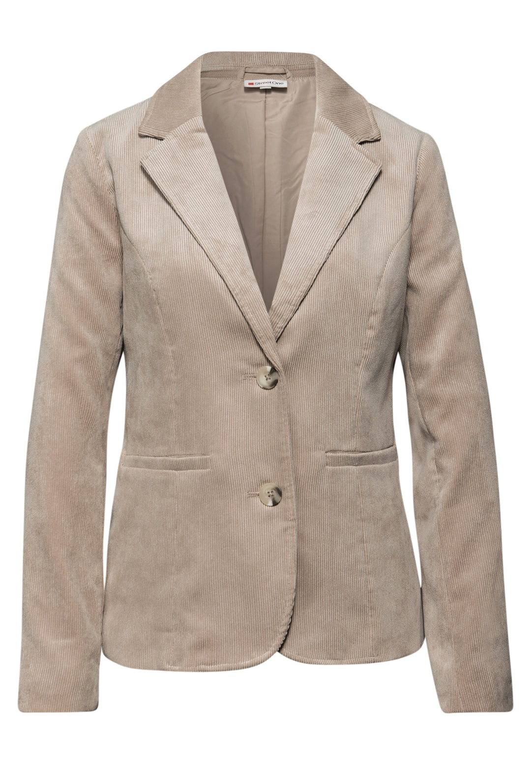 LTD QR Corduroy Blazer, morning beige 17019 Bild 1