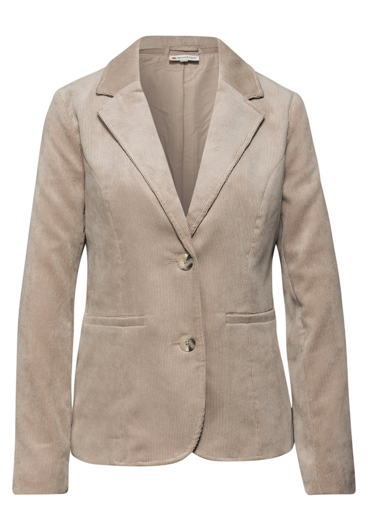 LTD QR Corduroy Blazer, morning beige 17019 Bild 1