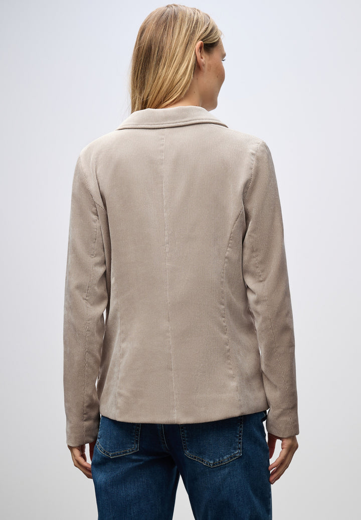 LTD QR Corduroy Blazer, morning beige 17019 Bild 4