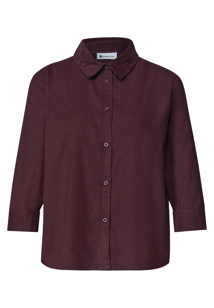 LTD QR Corduroy Mix shirtcolla, rustic rouge 17820 Bild 1
