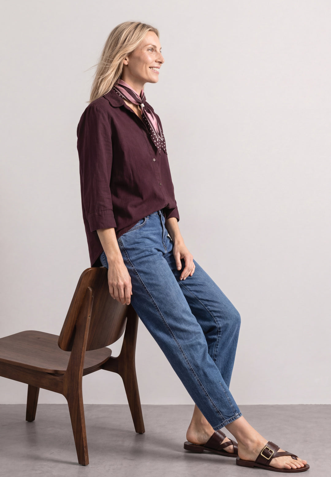 LTD QR Corduroy Mix shirtcolla, rustic rouge 17820 Bild 3