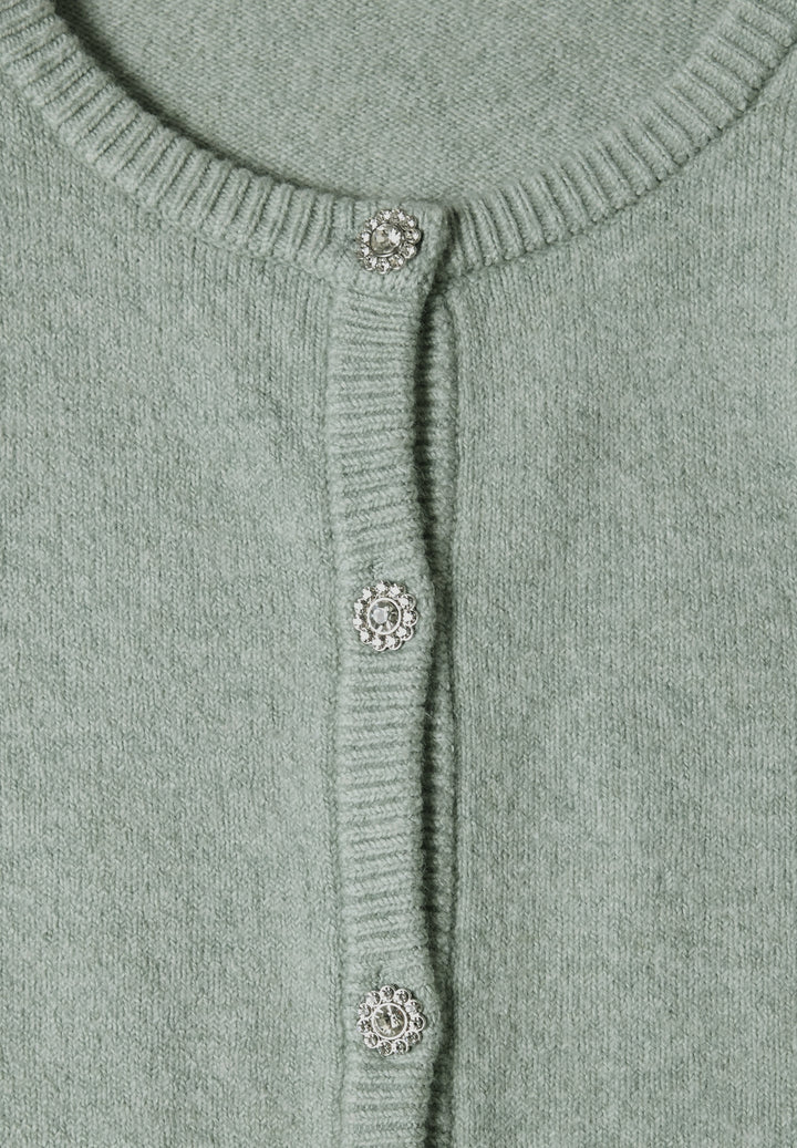 LTD QR_cosy roundneck cardi, eucalyptus green mel. 18035 Bild 2