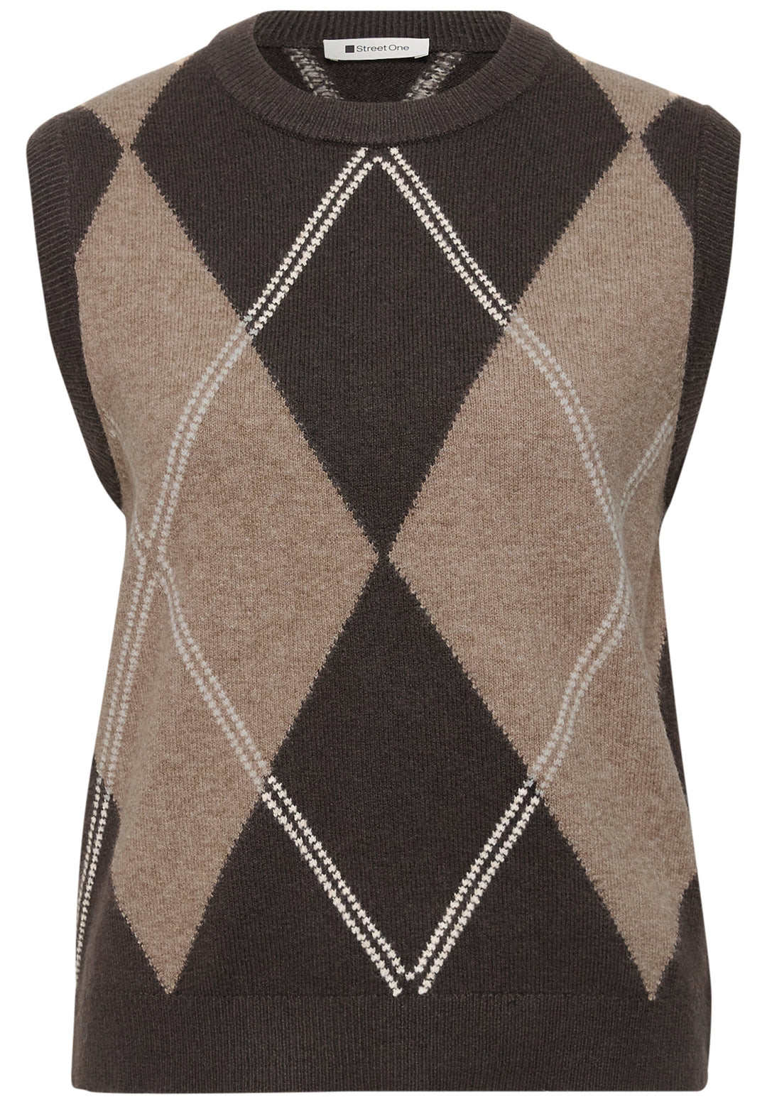 LTD QR_cosy sleeveless sweater, sanded amber mel. 37871 Bild 1