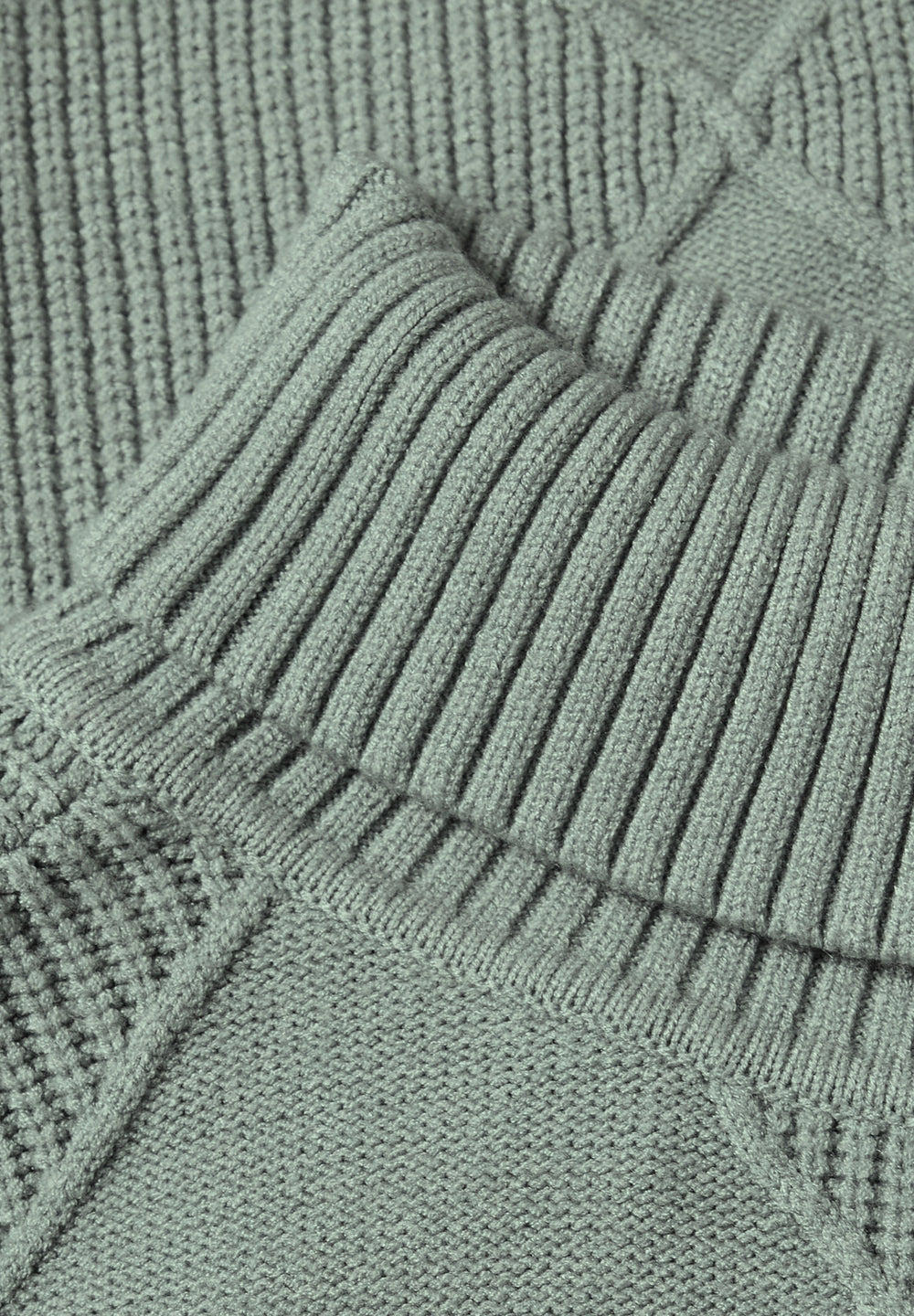 LTD QR_cosy structure sweater, eucalyptus green mel. 18035 Bild 2
