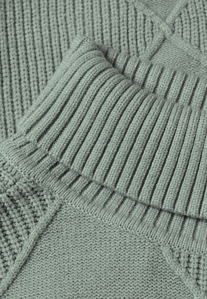 LTD QR_cosy structure sweater, eucalyptus green mel. 18035 Bild 2