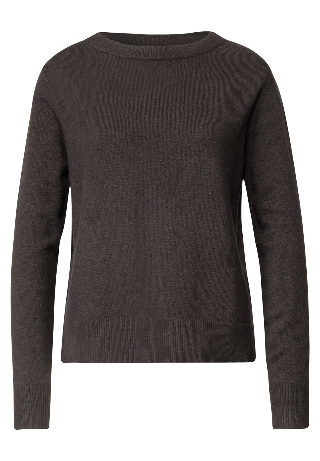 LTD QR_cosy sweater u-boat, black coffee mel. 18037 Bild 1