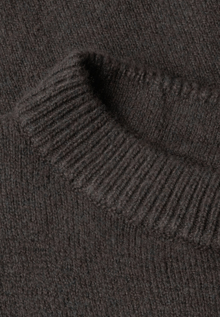 LTD QR_cosy sweater u-boat, black coffee mel. 18037 Bild 2