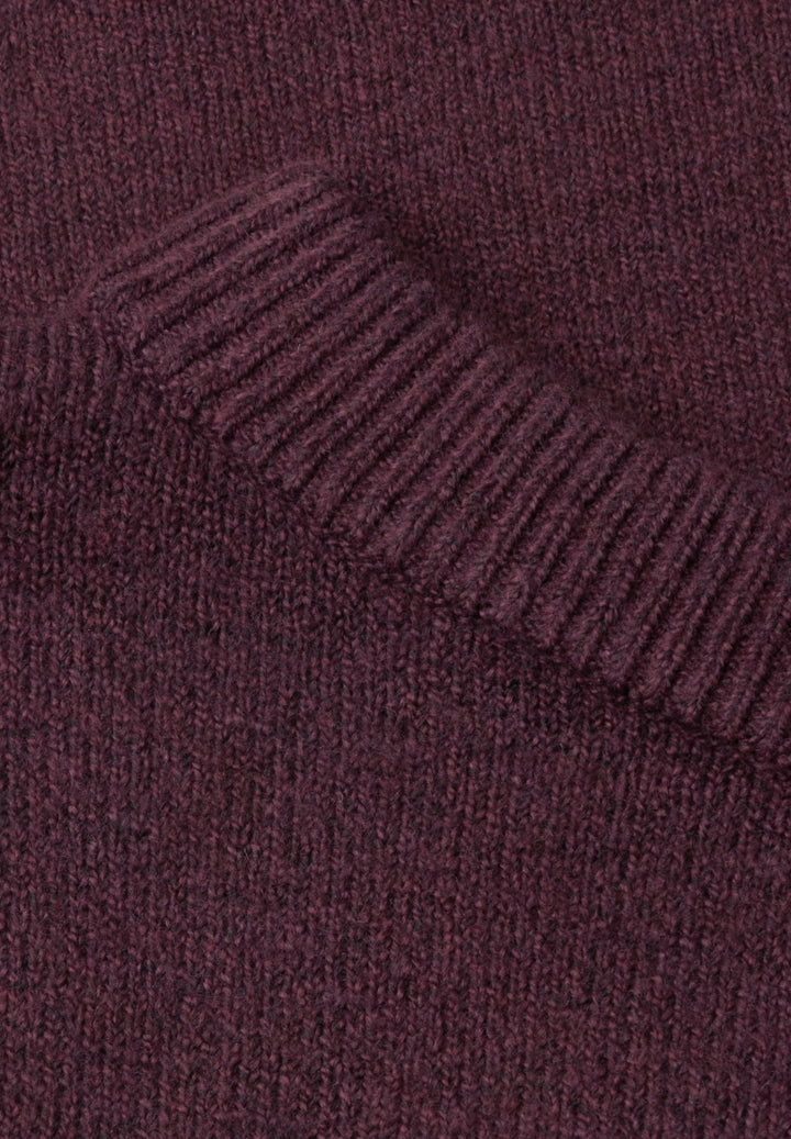 LTD QR_cosy sweater u-boat, rustic rouge mel. 17935 Bild 2