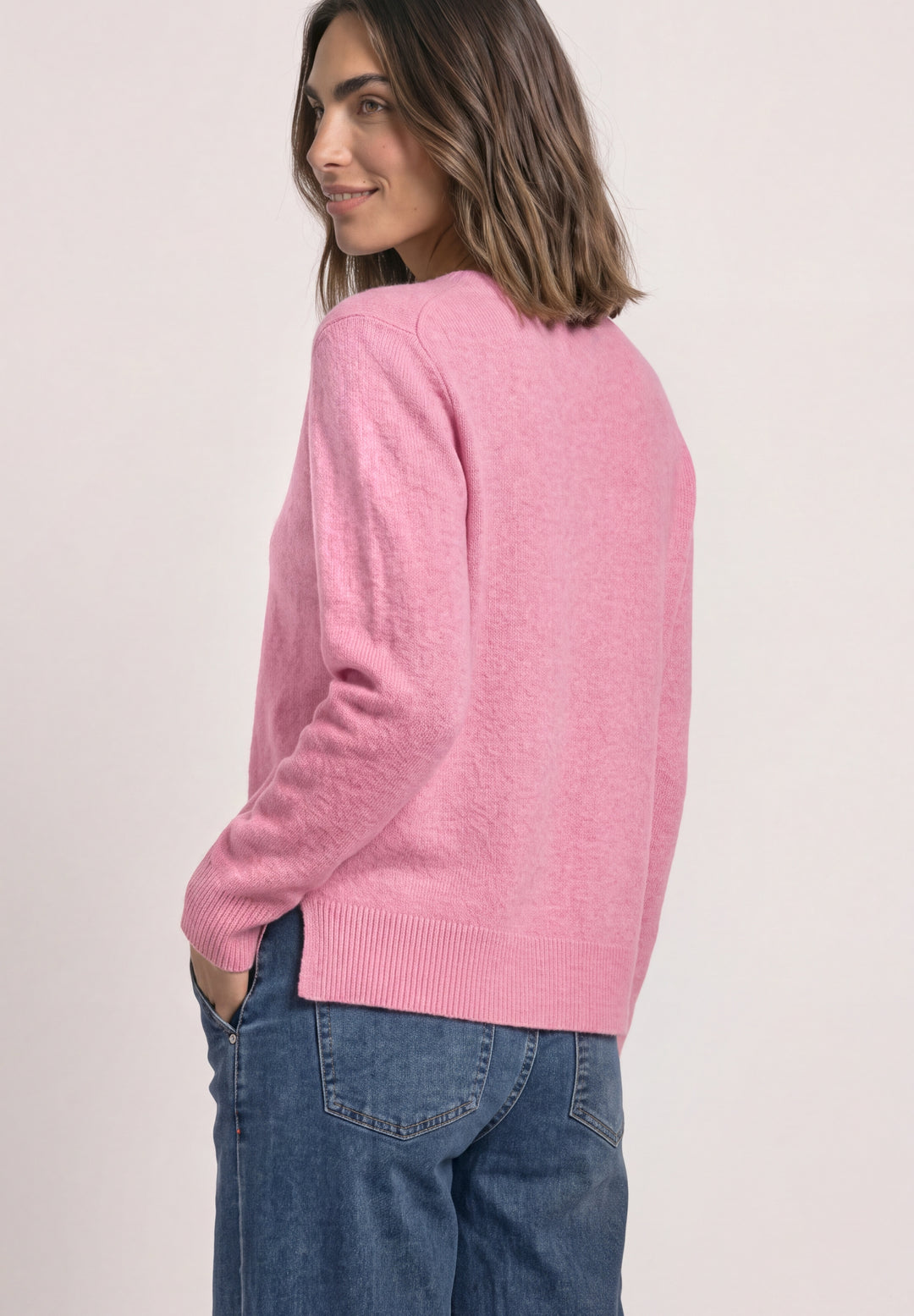 LTD QR_cosy sweater u-boat, warm blush mel. 17938 Bild 4