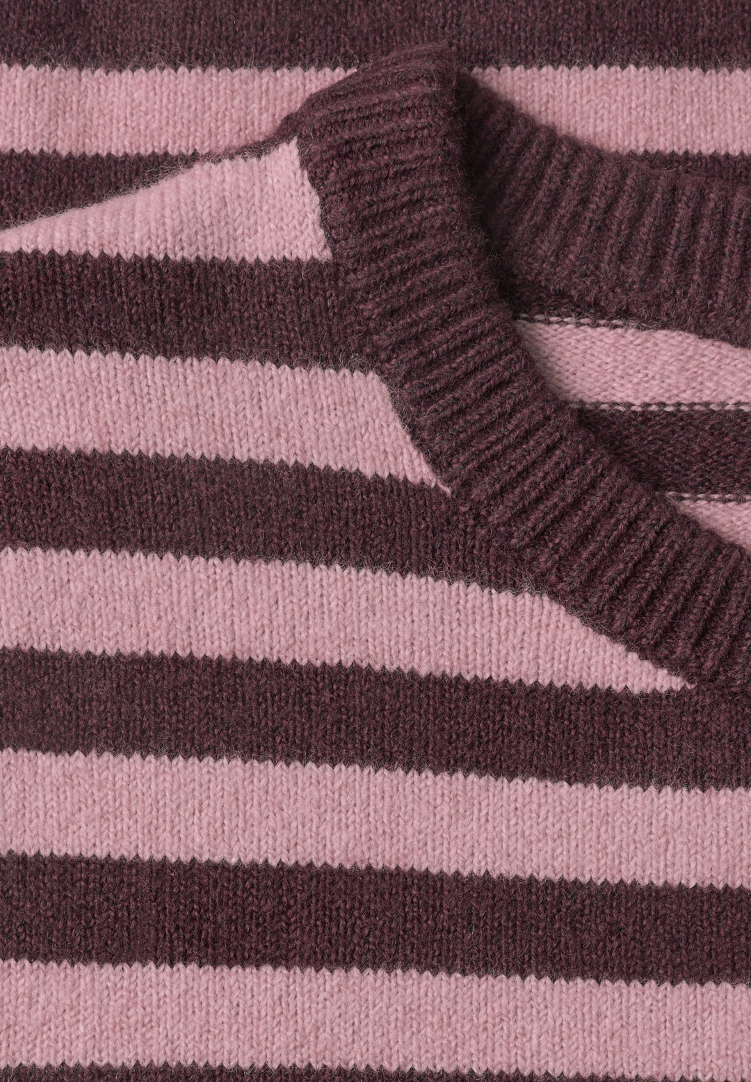 LTD QR_cosy sweater with strip, rustic rouge mel. 27935 Bild 2