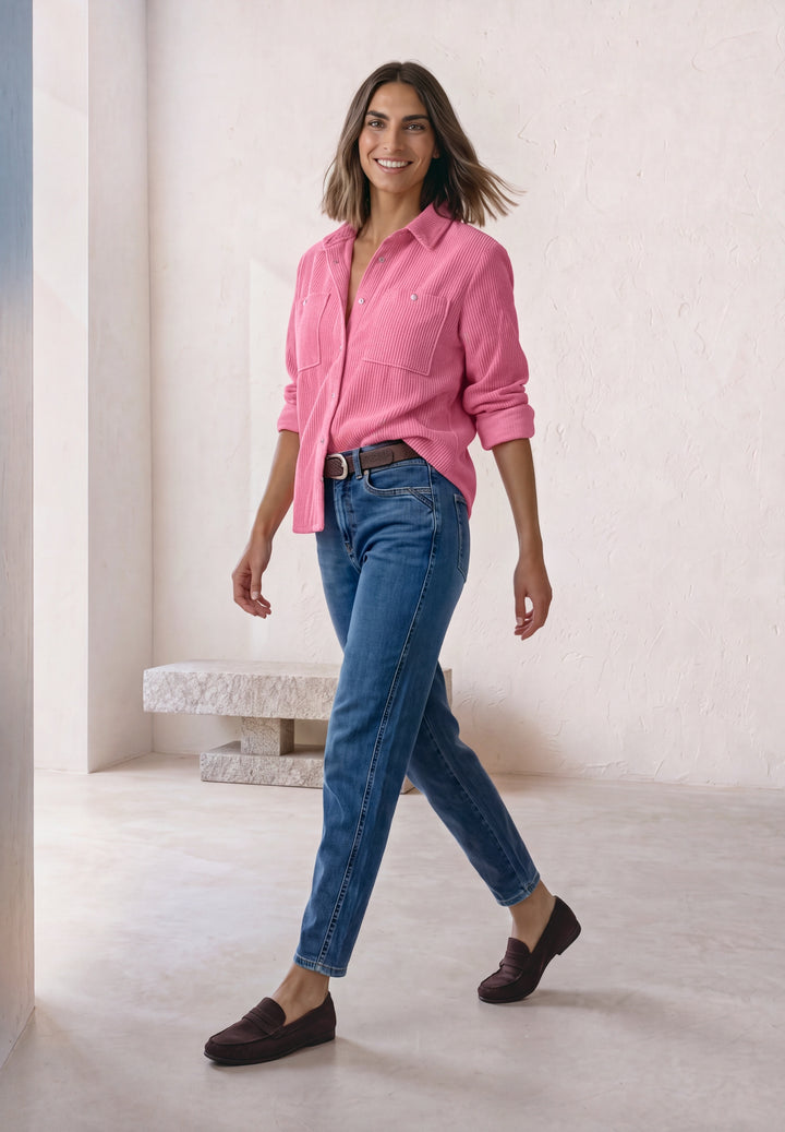 LTD QR Courduroy shirtcollar b, warm blush 17937 Bild 5