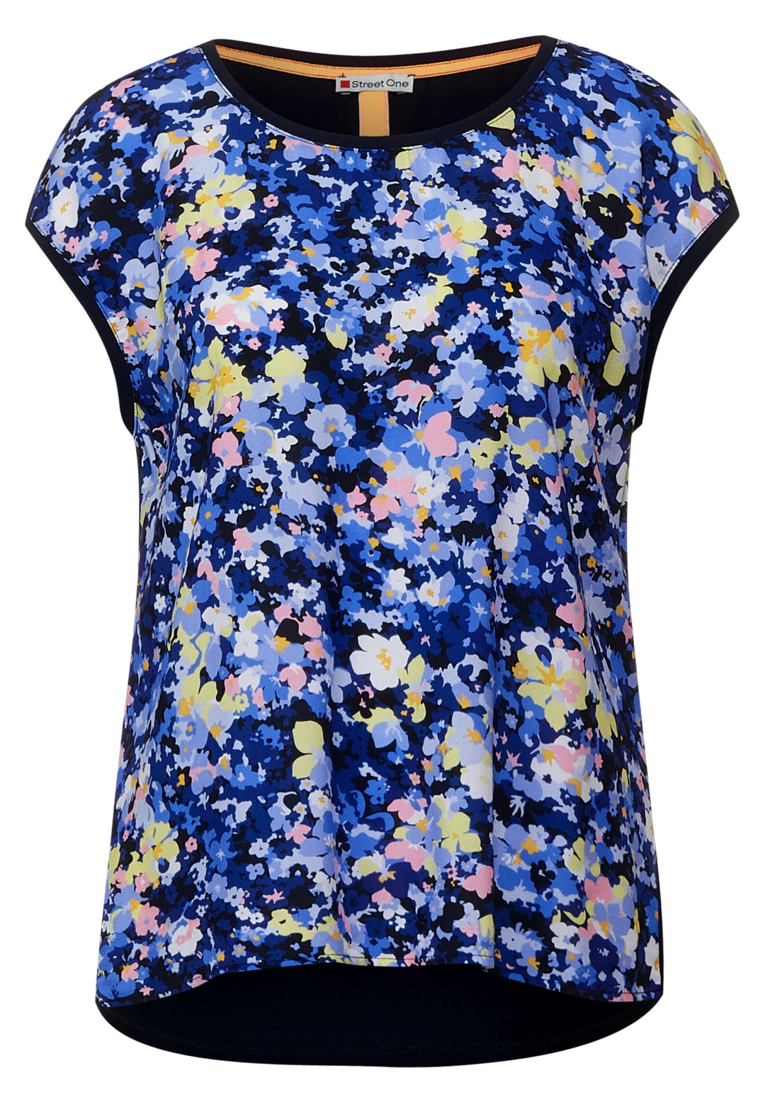 LTD QR flower mat-mix top w.ri, grand blue 33765 Bild 1