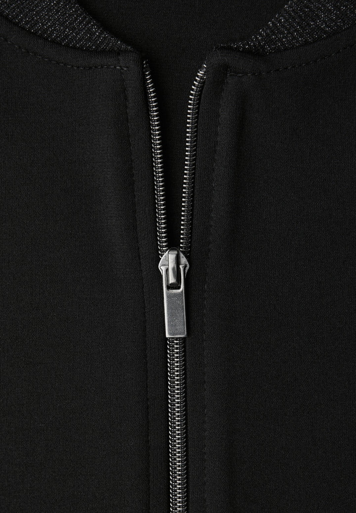 LTD QR interlock jacket w.shin, Black 10001 Bild 2