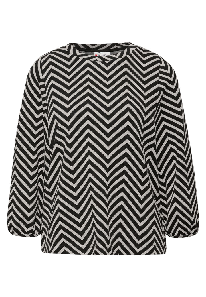 LTD QR jacquard dessin shirt, Black 20001 Bild 1