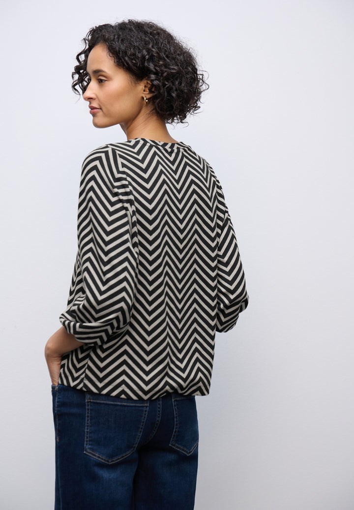 LTD QR jacquard dessin shirt, Black 20001 Bild 4
