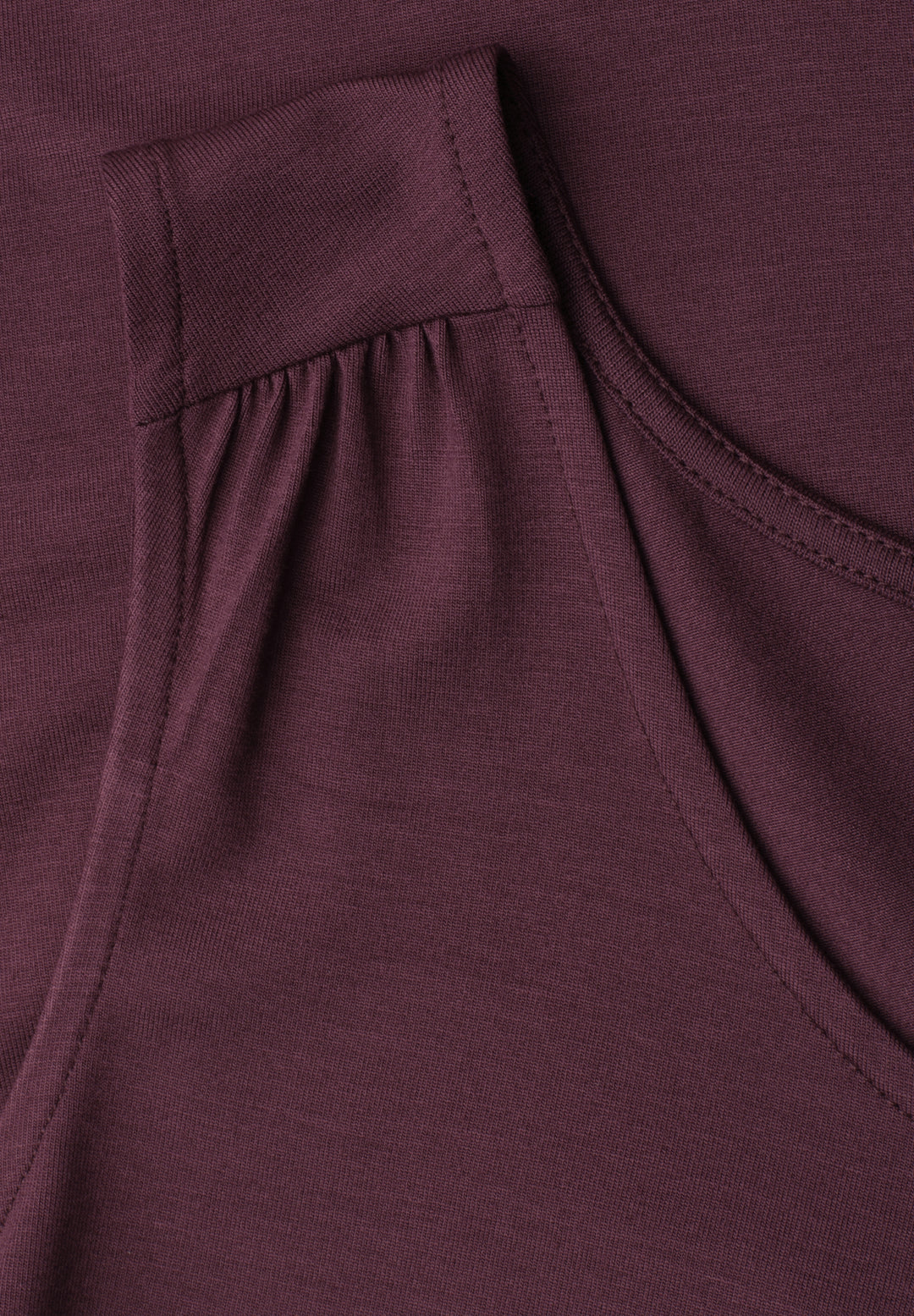 LTD QR jersey v-neck top, rustic rouge 17820 Bild 2