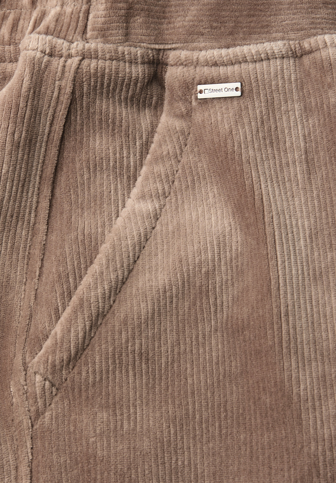 LTD QR Jesey Cord_Straight Leg, silk brown 16911 Bild 2