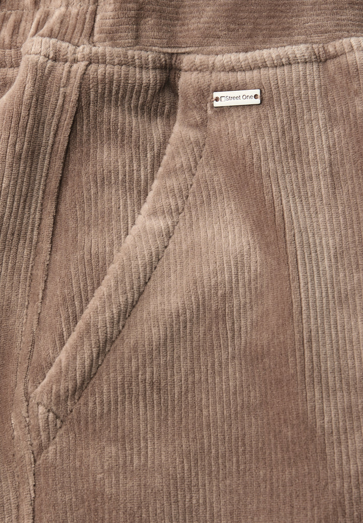 LTD QR Jesey Cord_Straight Leg, silk brown 16911 Bild 2