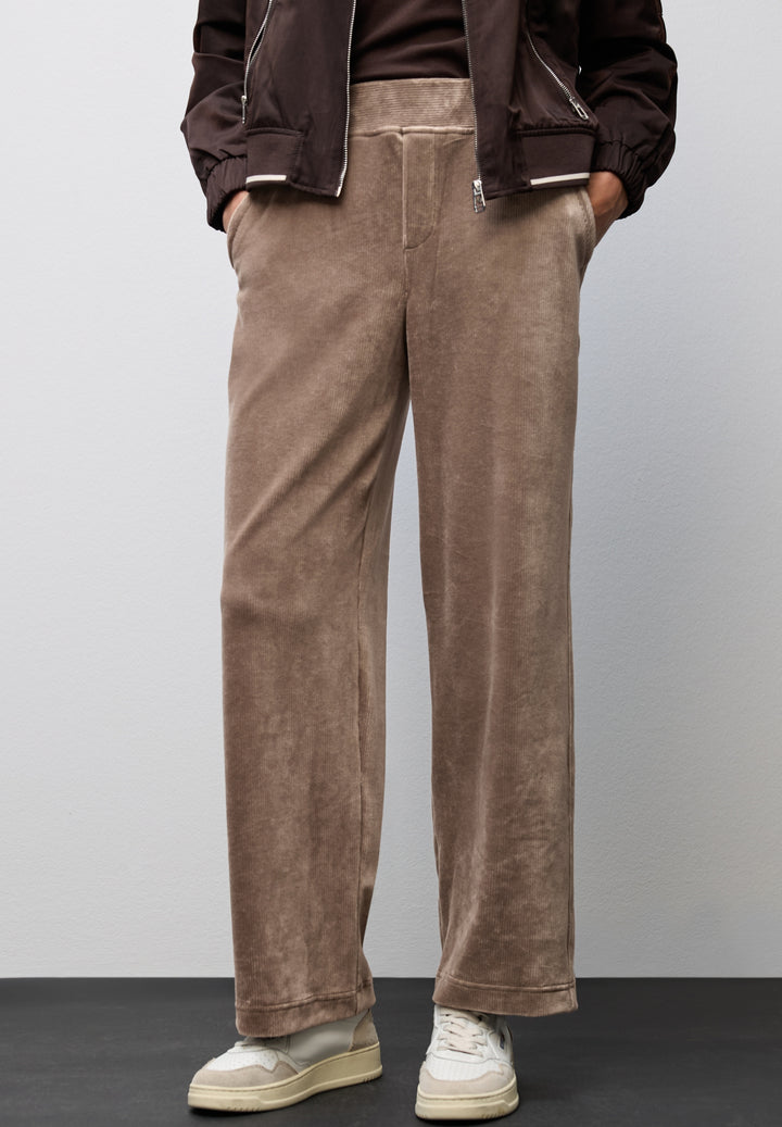 LTD QR Jesey Cord_Straight Leg, silk brown 16911 Bild 5