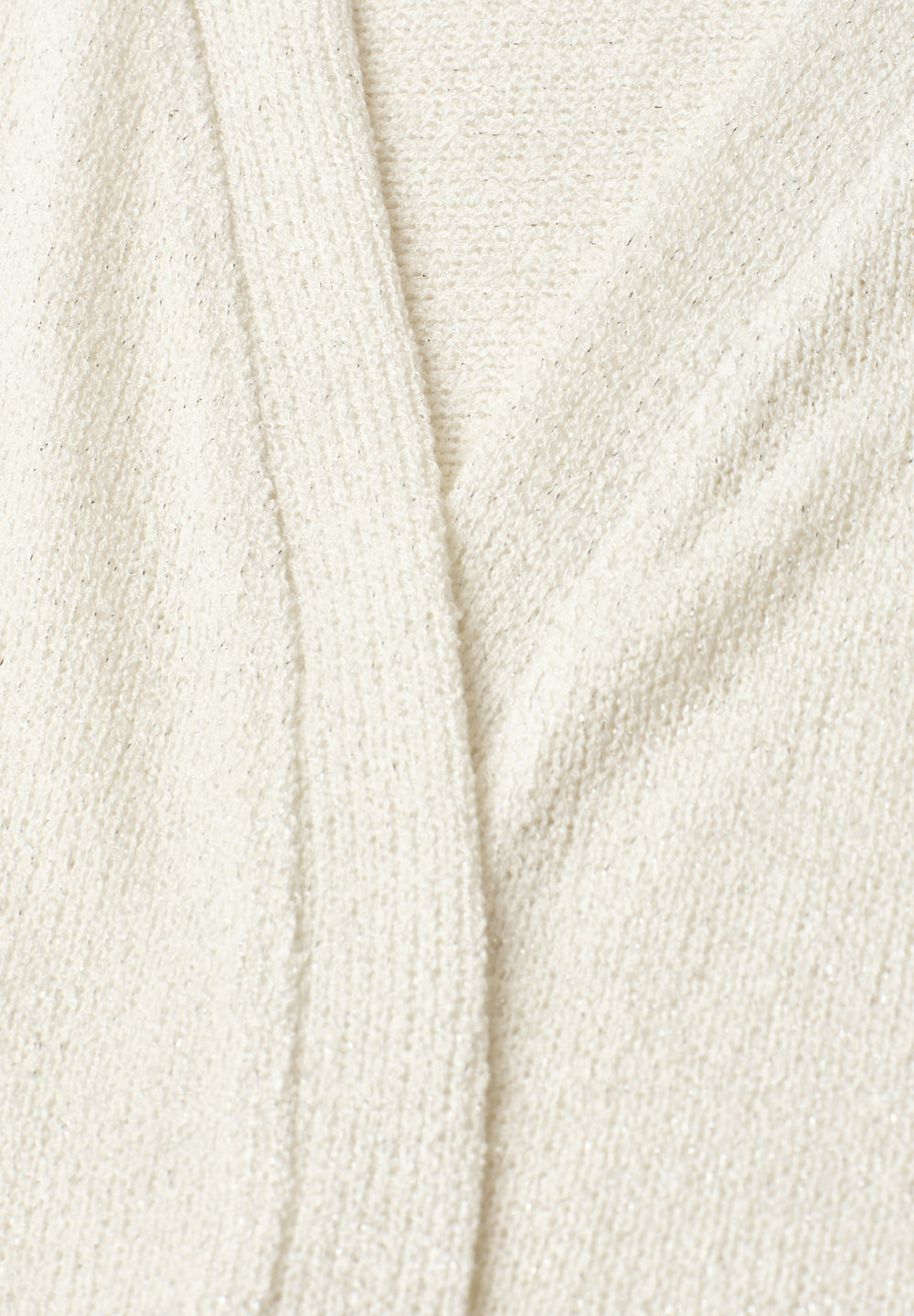LTD QR knit look batwing jacke, off white 10108 Bild 2