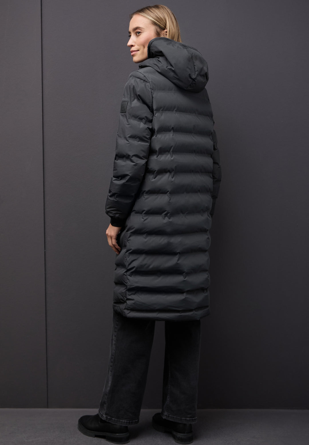 LTD QR Long Padded Jkt w. Glue, Obsidian Blue 16641 Bild 4