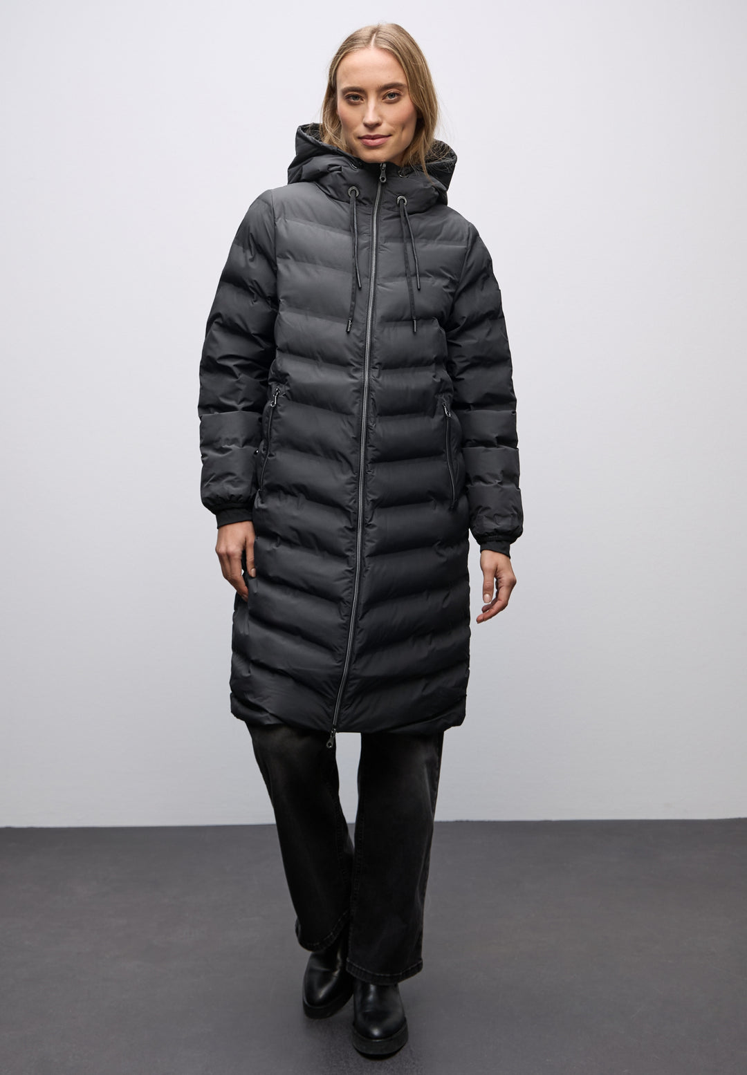 LTD QR Long Padded Jkt w. Glue, Obsidian Blue 16641 Bild 6