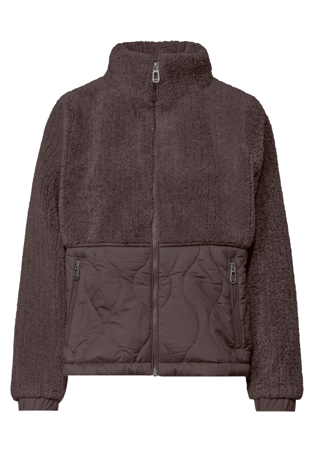 LTD QR Mat Mix Teddy Jkt, plummy brown 16528 Bild 1
