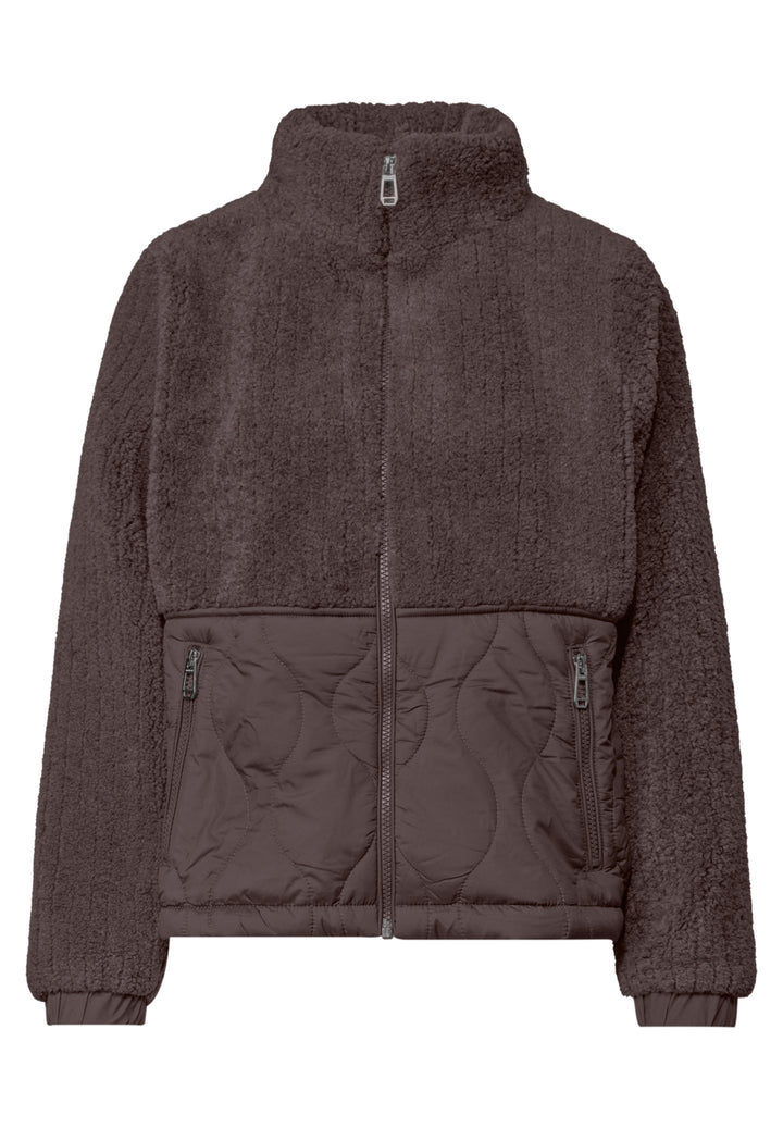 LTD QR Mat Mix Teddy Jkt, plummy brown 16528 Bild 1