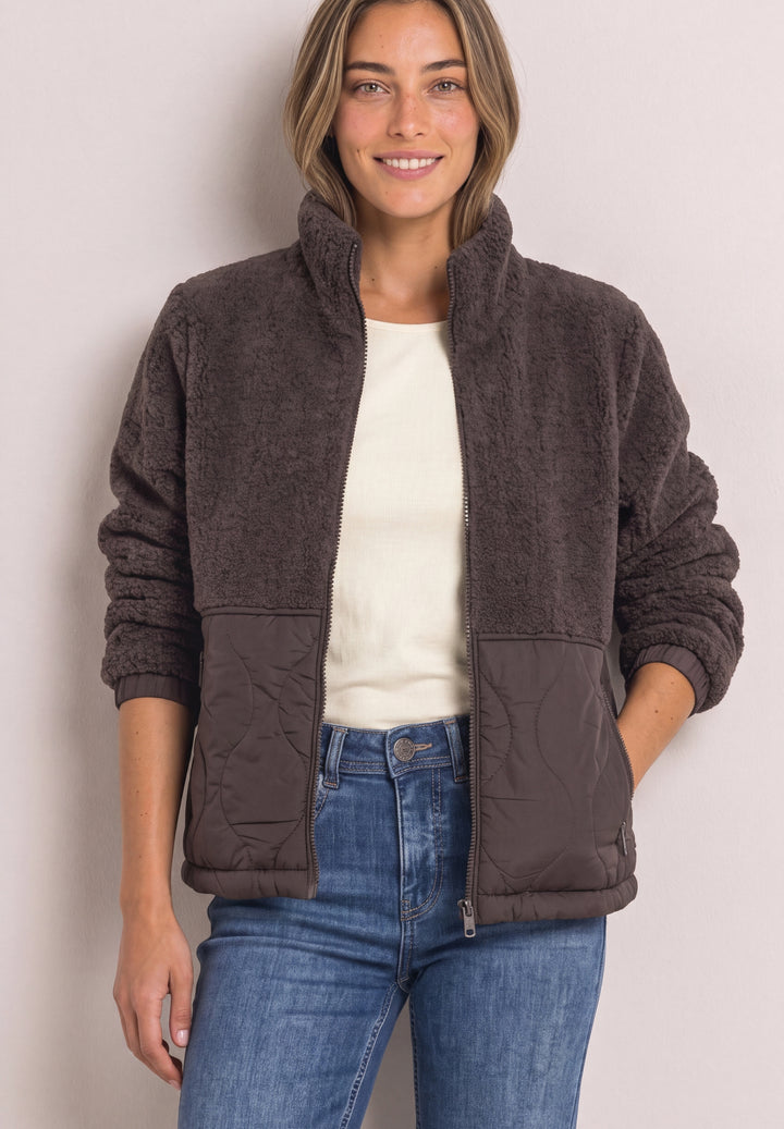 LTD QR Mat Mix Teddy Jkt, plummy brown 16528 Bild 3