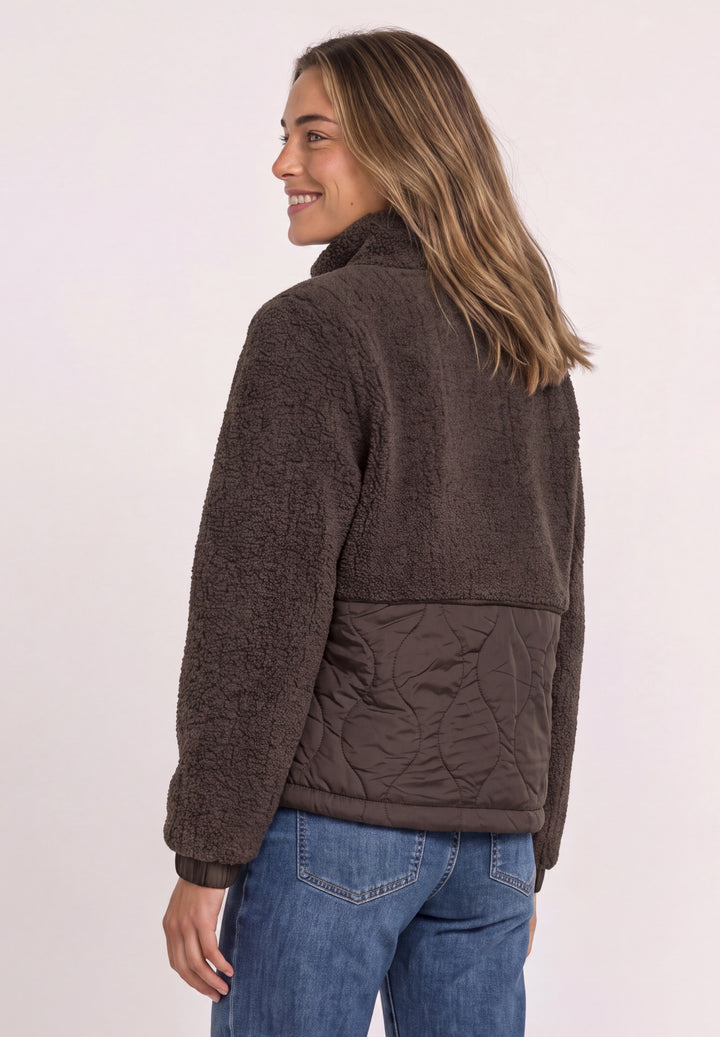 LTD QR Mat Mix Teddy Jkt, plummy brown 16528 Bild 4
