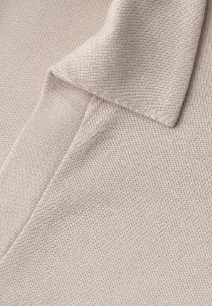 LTD QR polo w.bottom cuff, clay sand 17727 Bild 2