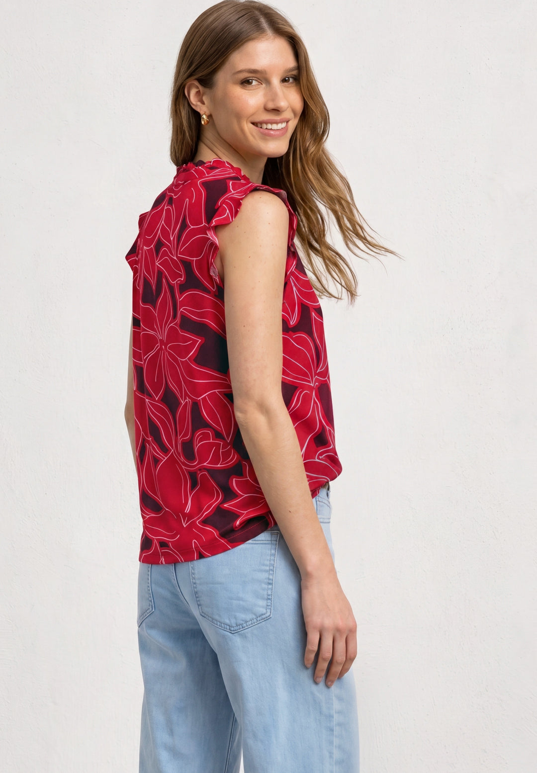 LTD QR printed matmix volant t, salsa red 37504 Bild 4