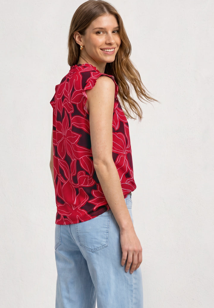 LTD QR printed matmix volant t, salsa red 37504 Bild 4