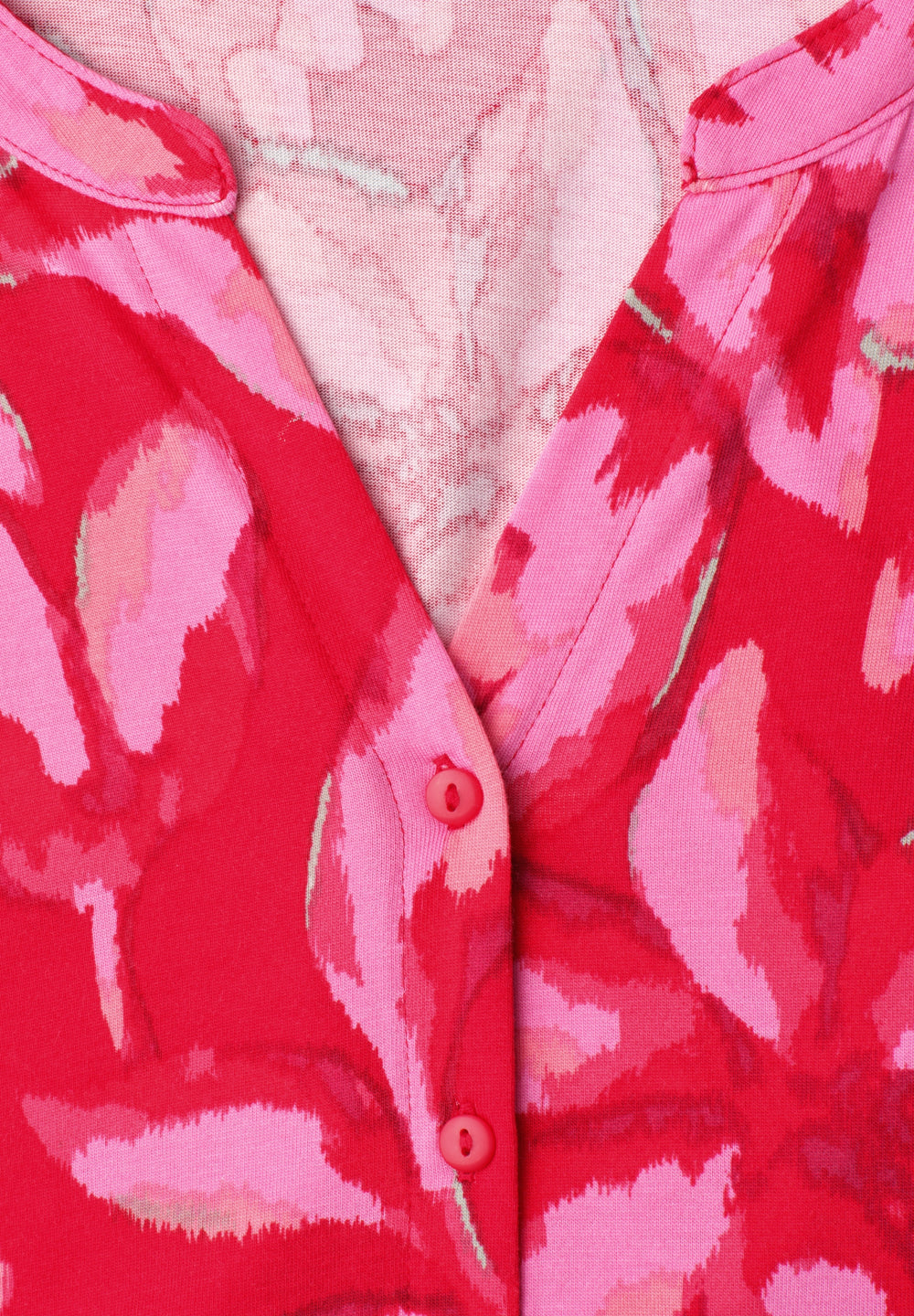 LTD QR printed shirt w.button, salsa red 37504 Bild 2