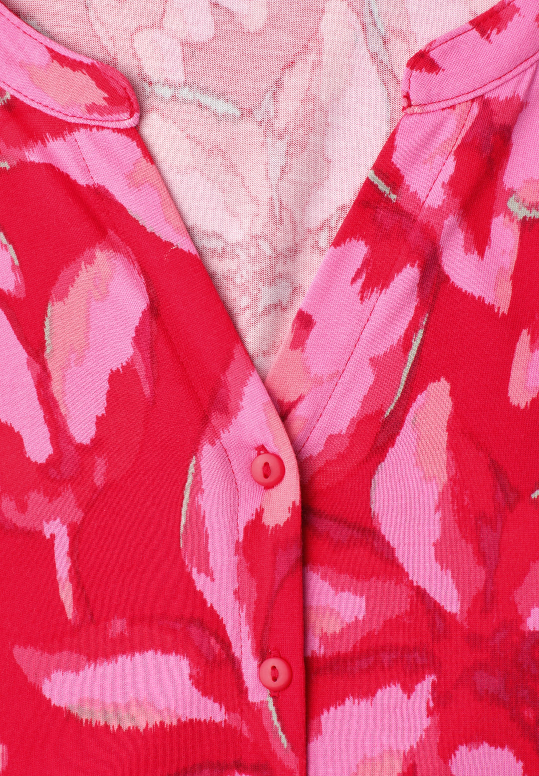 LTD QR printed shirt w.button, salsa red 37504 Bild 2