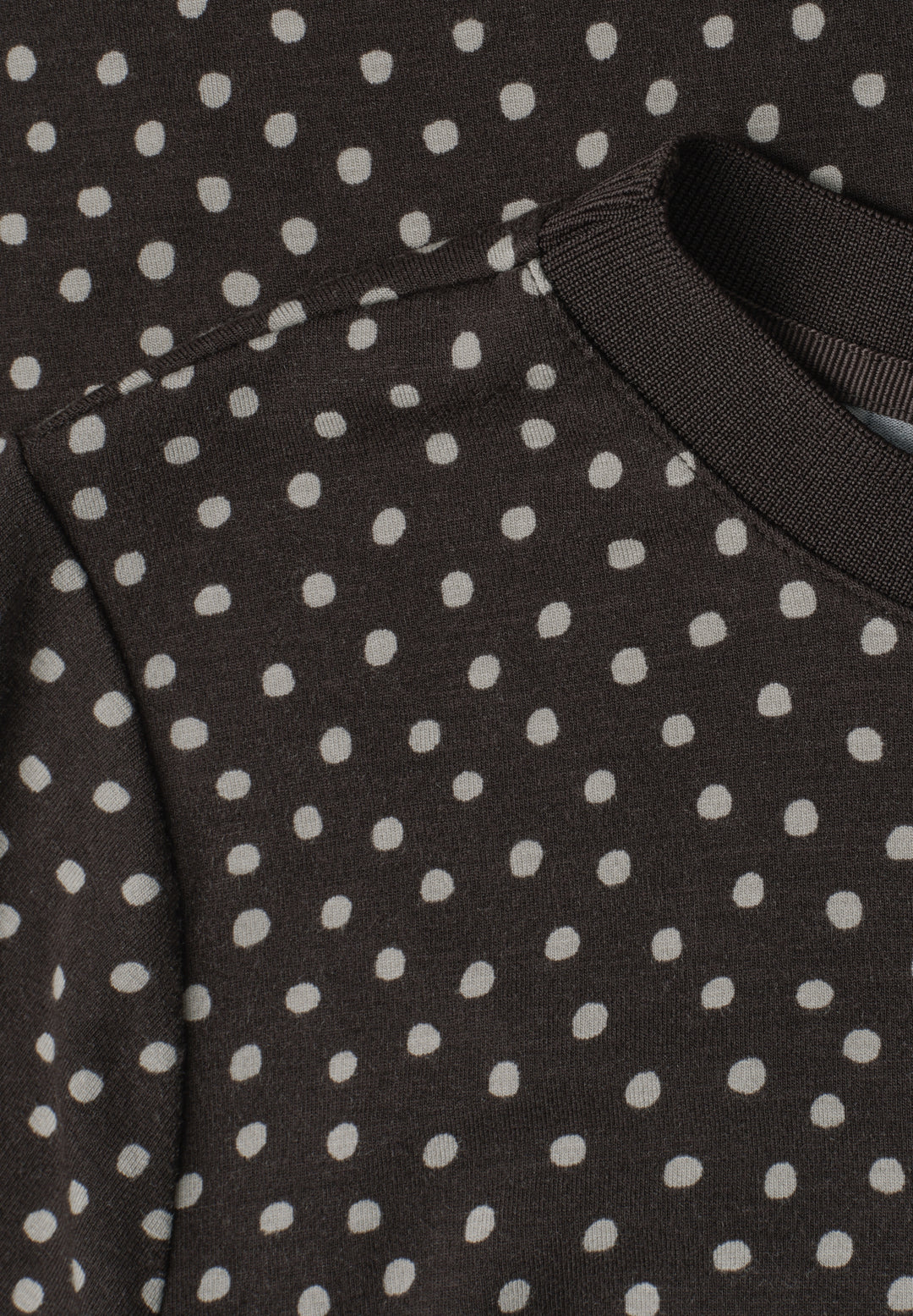 LTD QR printed shirt w.rib col, black coffee 27874 Bild 2