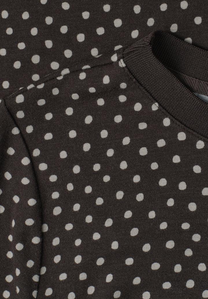 LTD QR printed shirt w.rib col, black coffee 27874 Bild 2