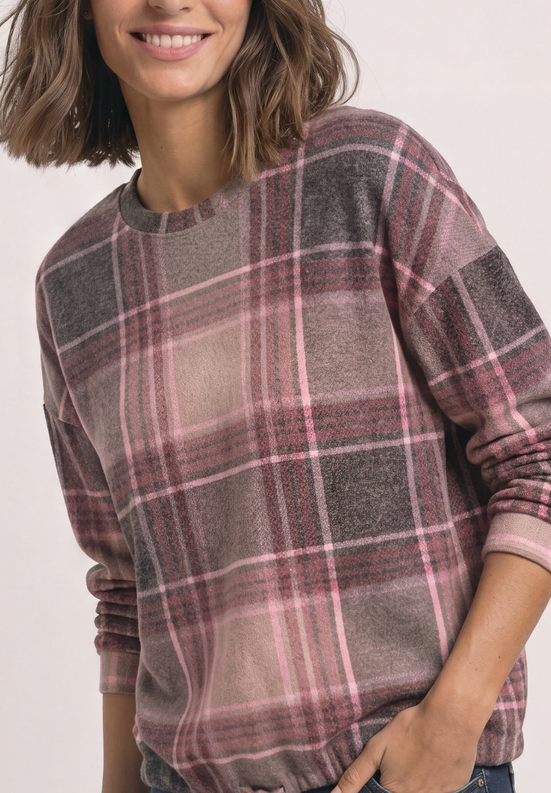 LTD QR printed soft round neck, sanded amber 37870 Bild 7