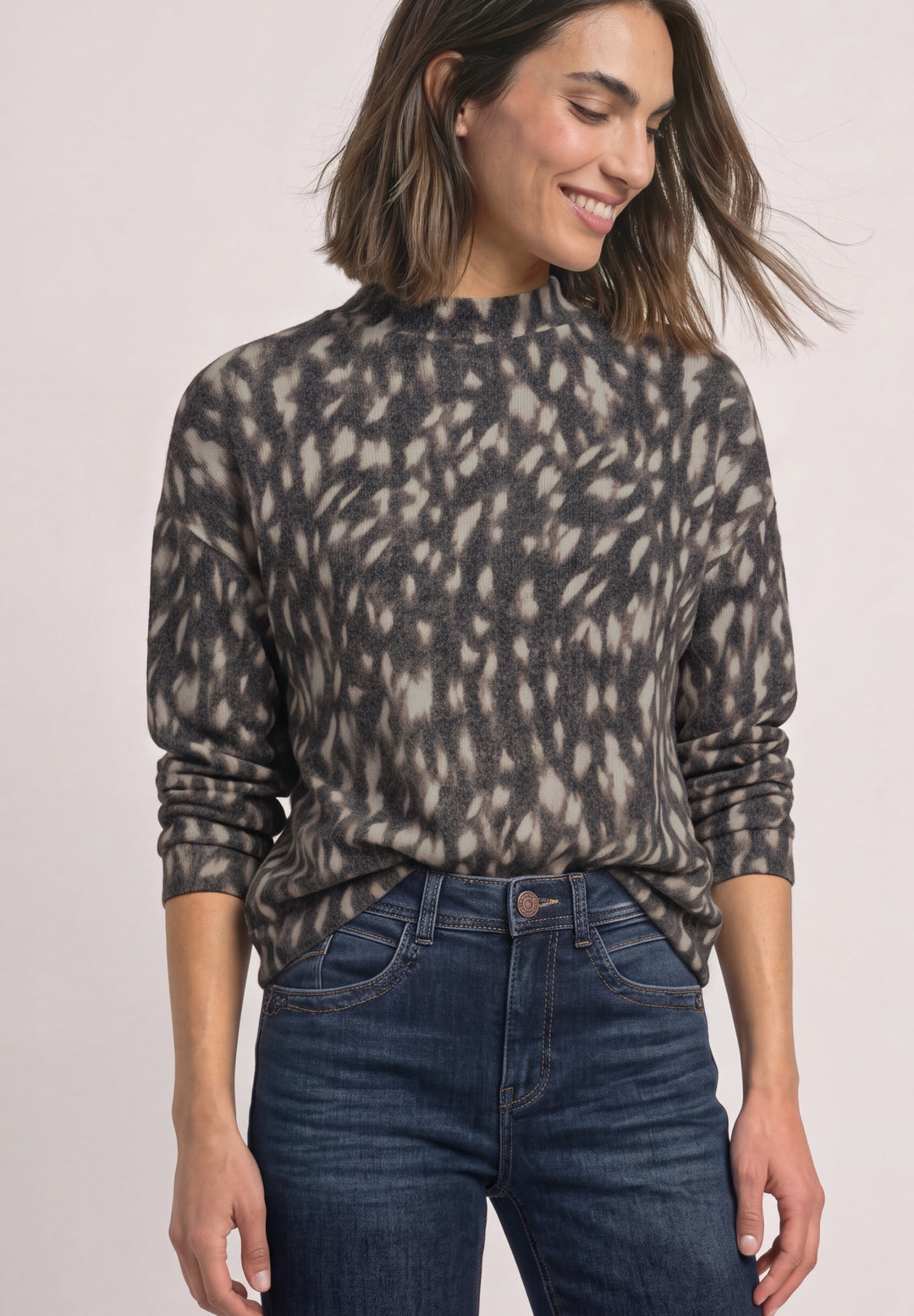 LTD QR printed soft shirt w.dr, Black 30001 Bild 3