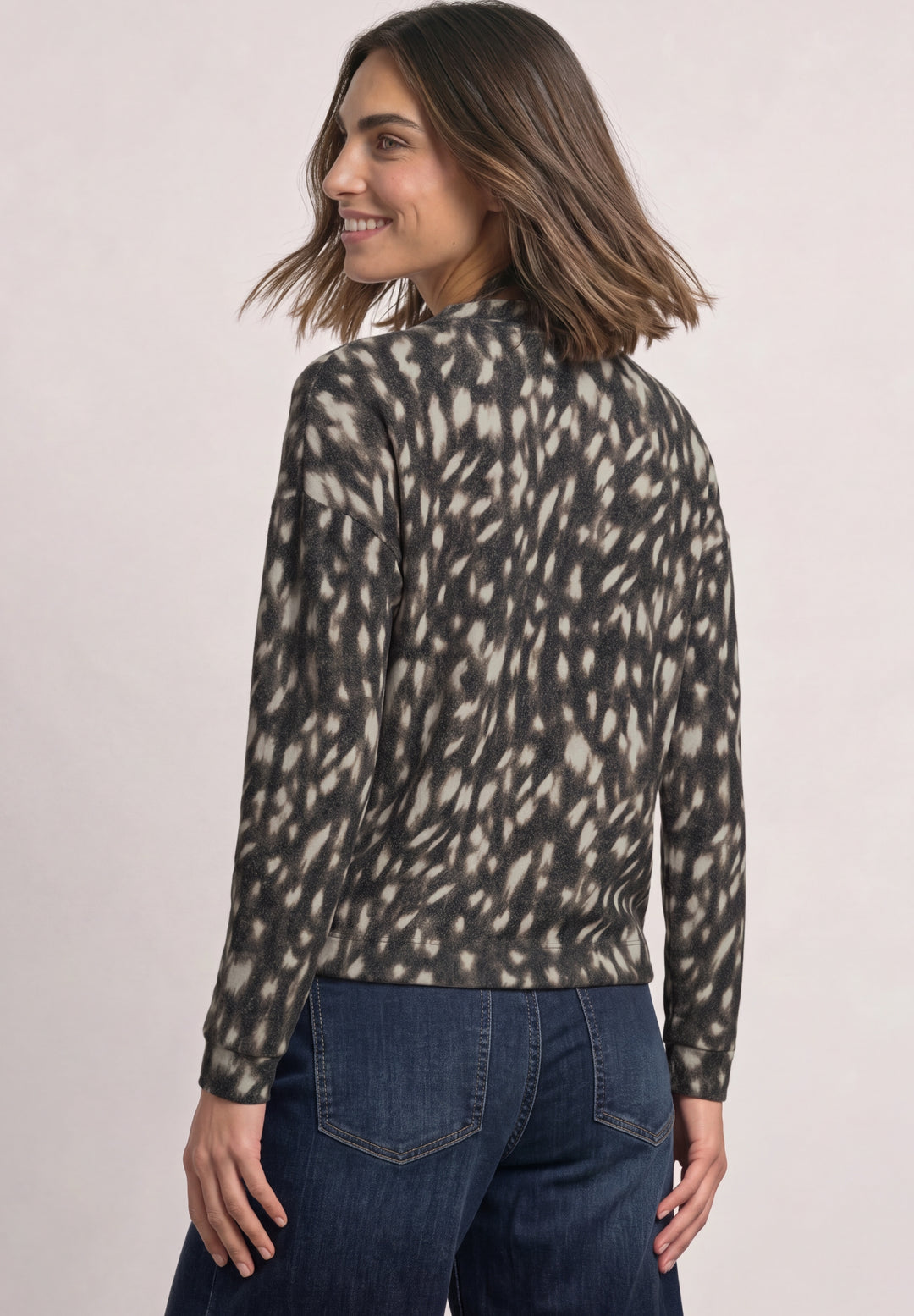 LTD QR printed soft shirt w.dr, Black 30001 Bild 4