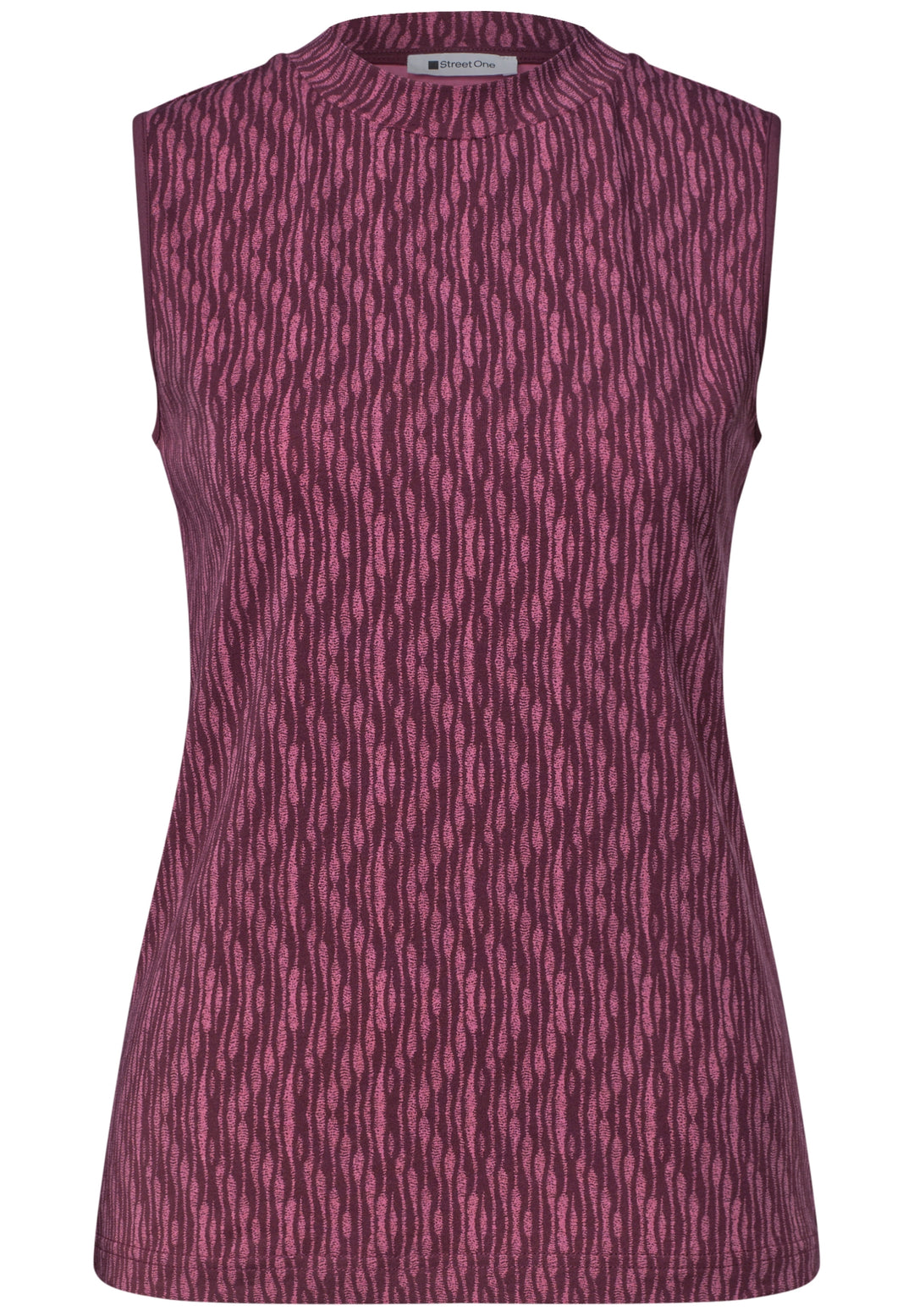 LTD QR printed turtle neck top, blush berry 27846 Bild 1