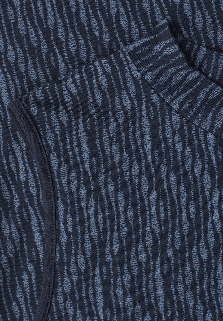 LTD QR printed turtle neck top, ashen blue 27867 Bild 2