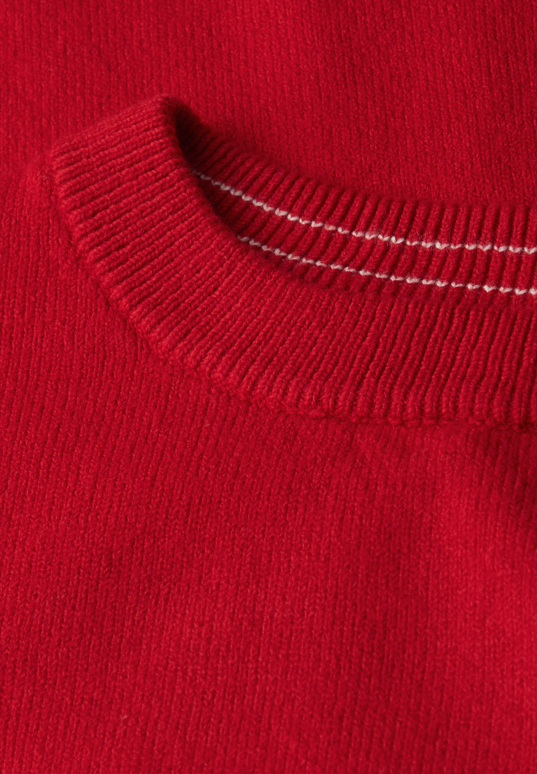 LTD QR_round neck sweater, racing red 16865 Bild 2