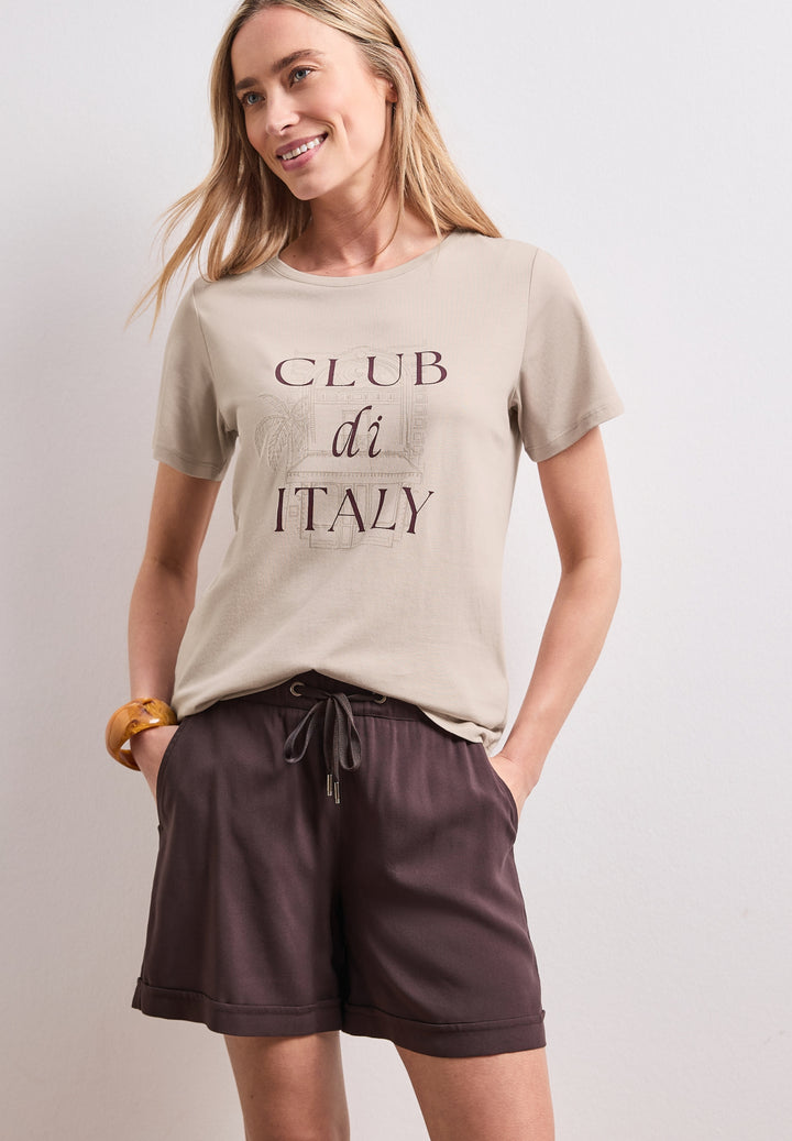 LTD QR shirt w.illustration, clay sand 37727 Bild 3