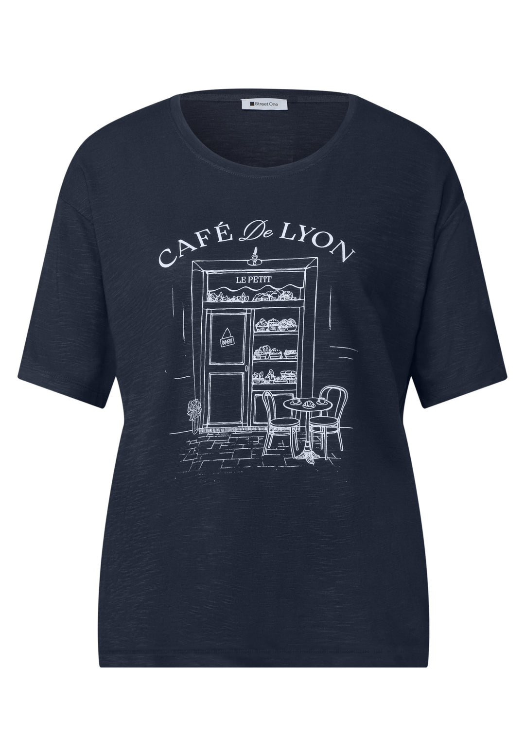 LTD QR shirt w.illustration, darkest blue 27915 Bild 1