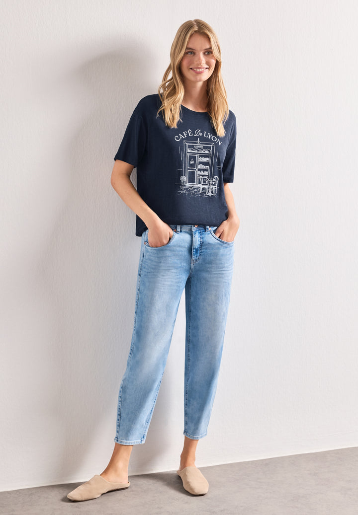 LTD QR shirt w.illustration, darkest blue 27915 Bild 3